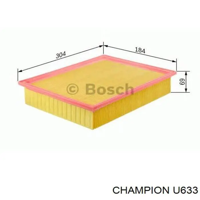Воздушный фильтр U633 Champion