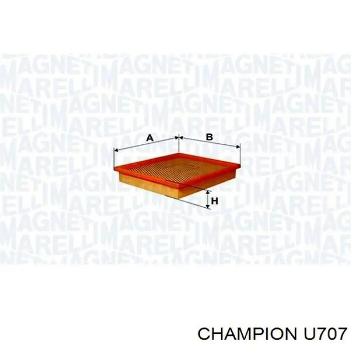 U707 Champion воздушный фильтр