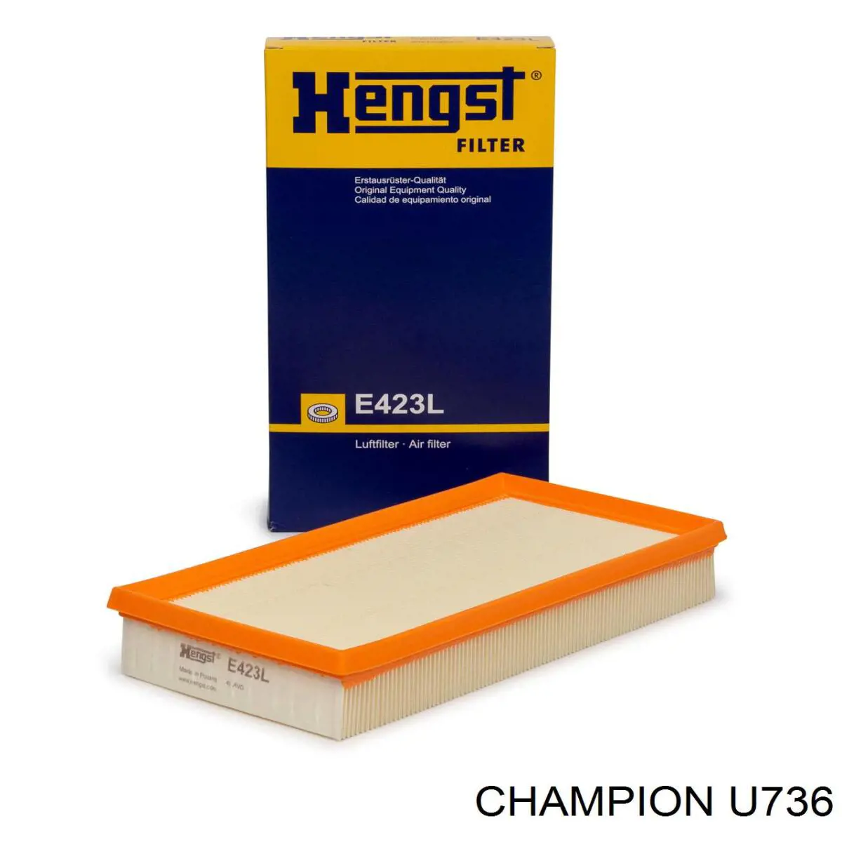 Элемент воздушного фильтра Champion U736 цена, от 5.14 USD