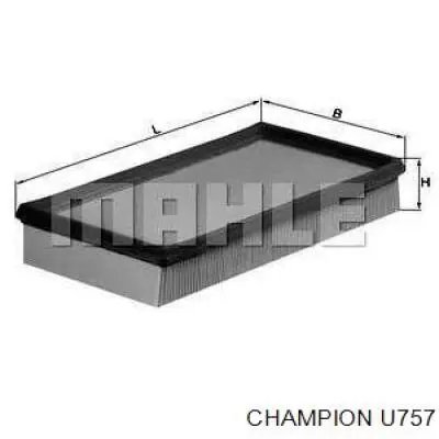 U757 Champion воздушный фильтр