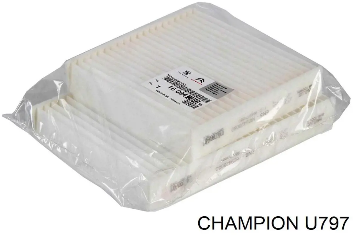 U797 Champion Воздушный фильтр двигателя