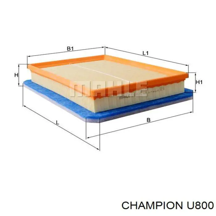 Воздушный фильтр U800 Champion