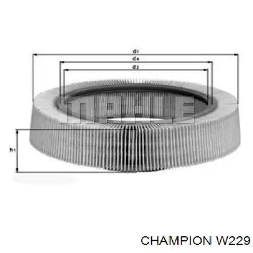 W229 Champion воздушный фильтр