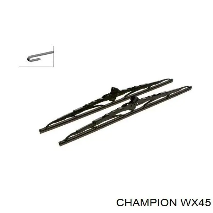 WX45 Champion щетка-дворник лобового стекла пассажирская