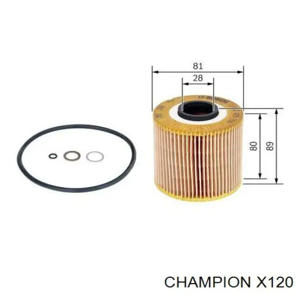 Фильтр очистки масла центробежный Champion X120 цена, от 3.80 USD