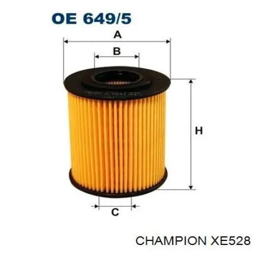 Масляный фильтр XE528 Champion