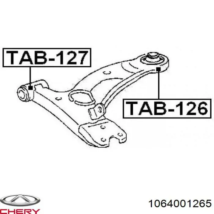 Сайлентблок передней подвески Fitshi FT130317SG цена, от 3.08 USD