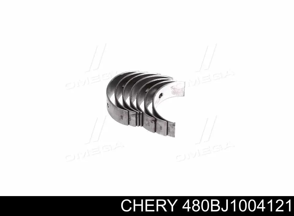 480BJ1004121 Chery вкладыши коленвала шатунные, комплект, стандарт (std)