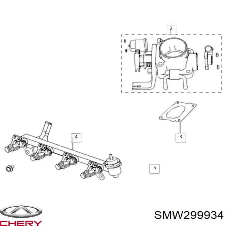 Потенциометр SMW299934 Chery