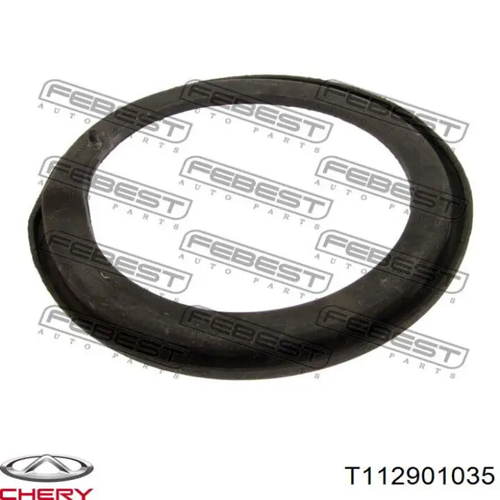 S2905412 Lifan проставка (резиновое кольцо пружины передней нижняя)