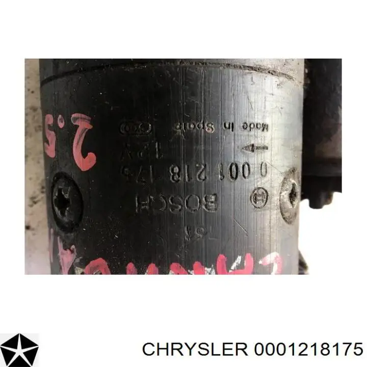 Стартер Chrysler 0001218158 цена, от 147.03 USD