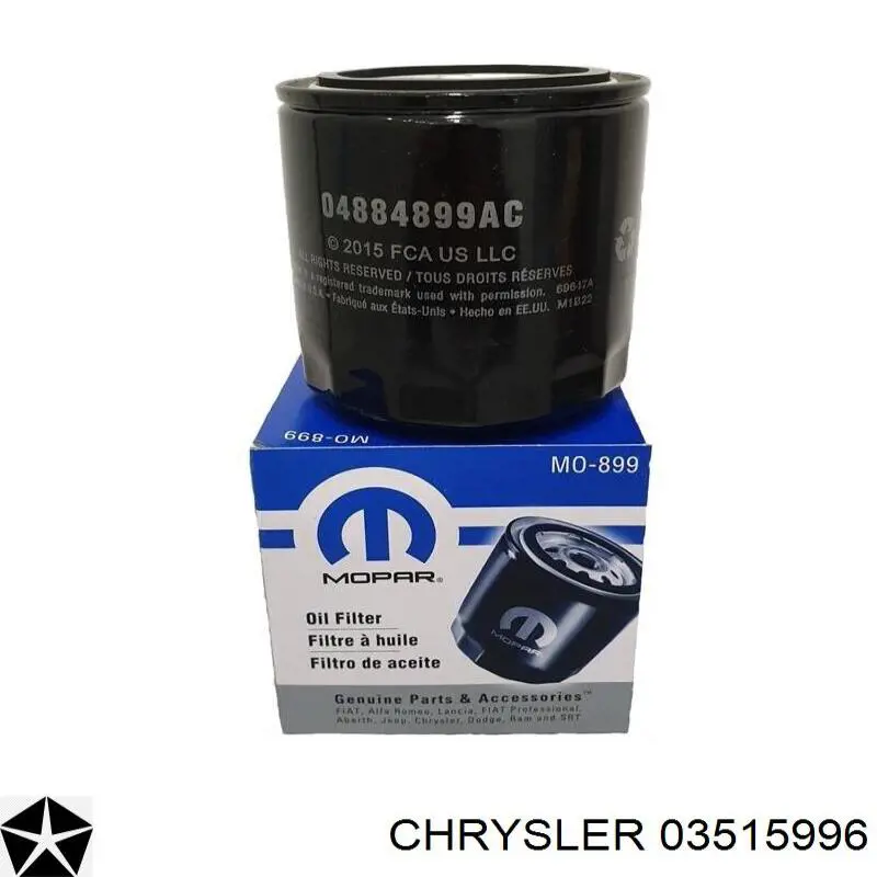 Фильтр коробки автомат Chrysler 03515996 цена, от 20.70 USD