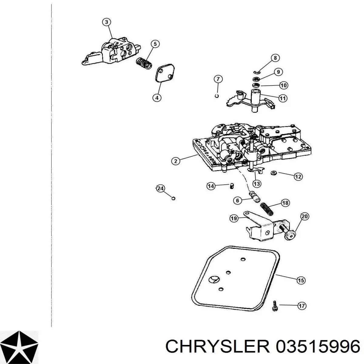 Фильтр АКПП 03515996 Chrysler