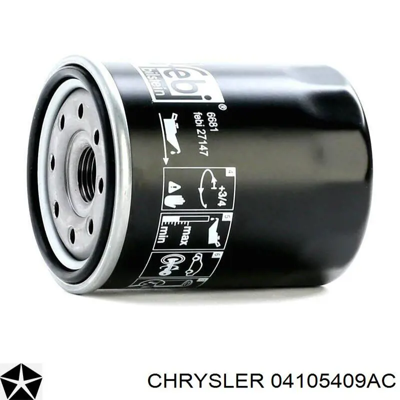 Купить 04105409AC Chrysler Фильтр центробежный очистки масла