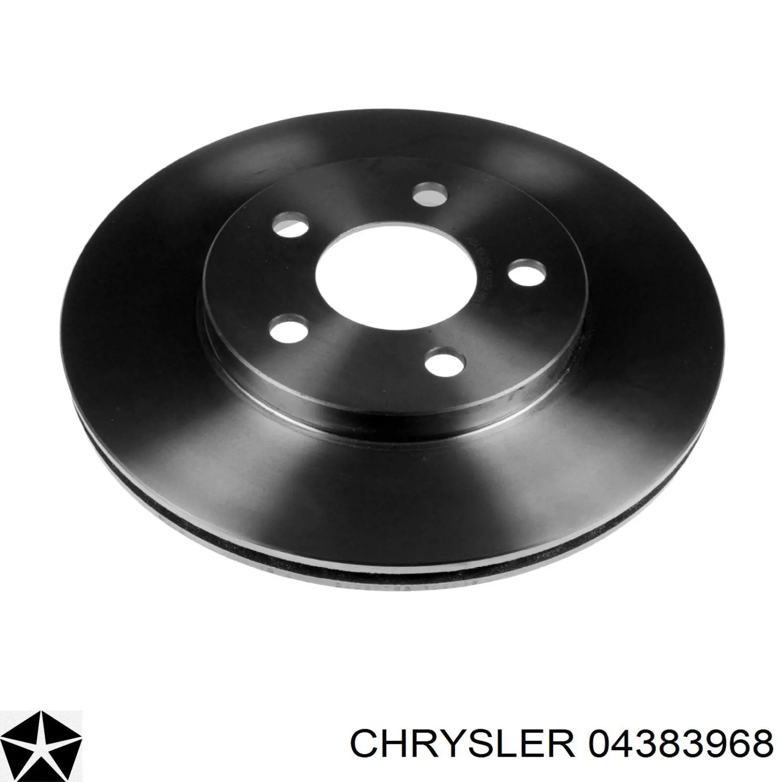 04383968 Chrysler диск тормозной передний