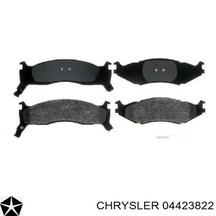 Передние тормозные колодки 04423822 Chrysler