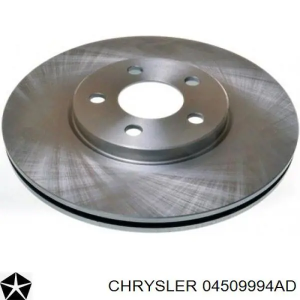 Передний тормозной диск Chrysler 04509994AD