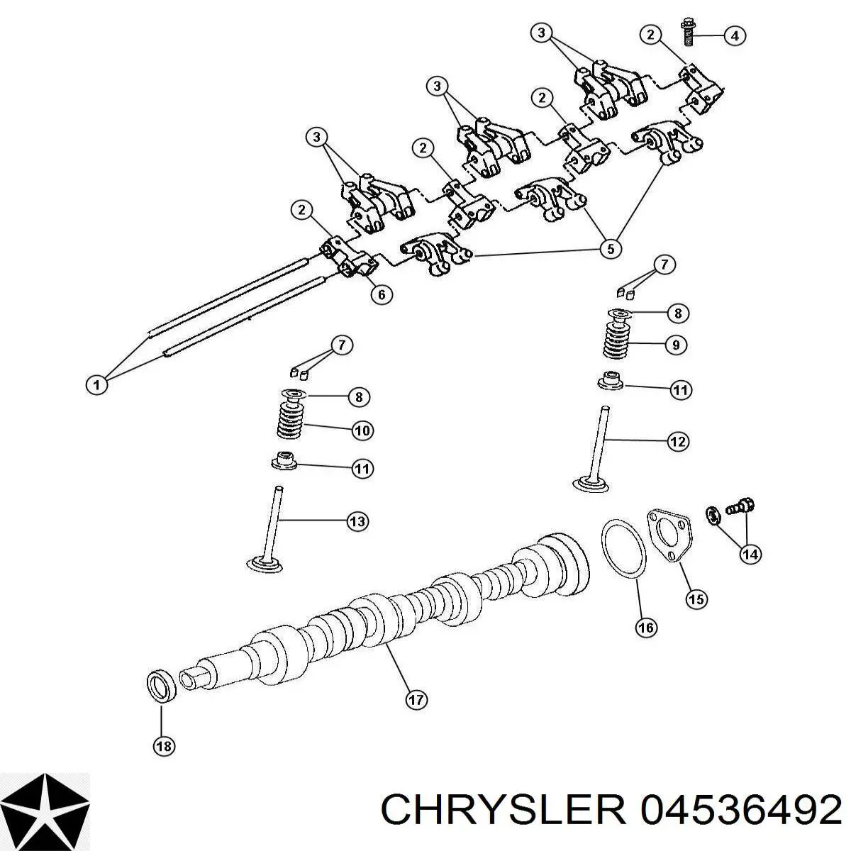 Сальник распредвала двигателя задний на Chrysler LHS 