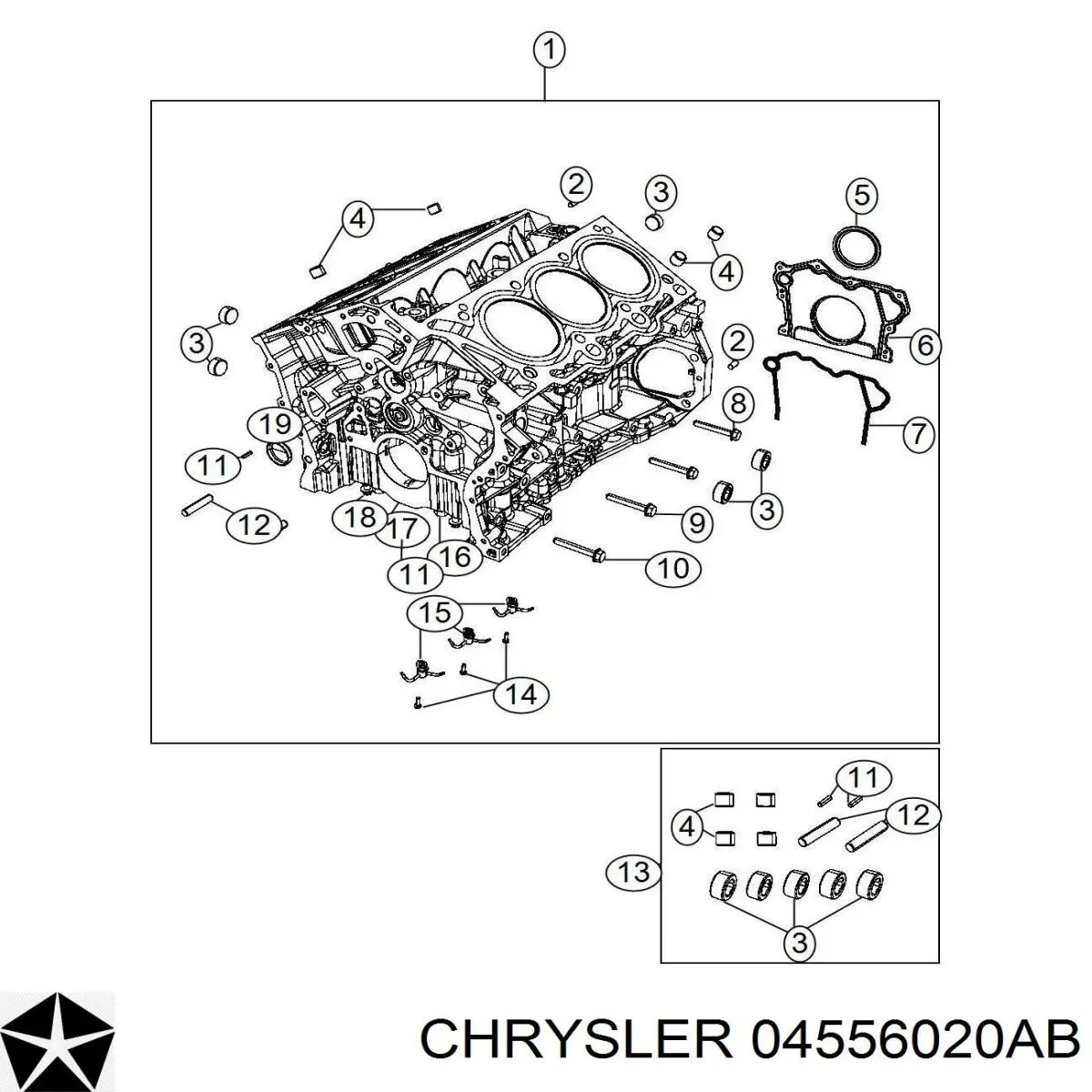 04556020AB Chrysler 