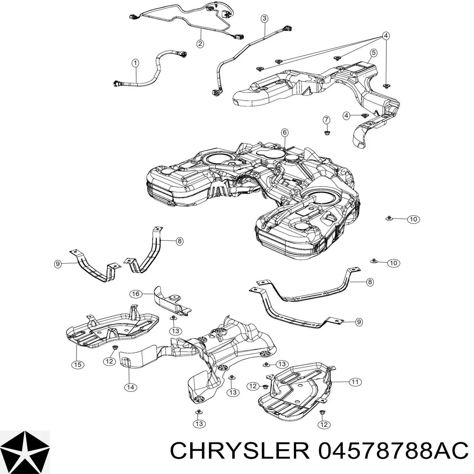  Chrysler 4578788AC цена, от 83.53 USD