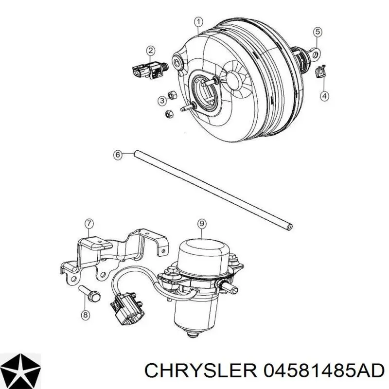  K05154322AA Fiat/Alfa/Lancia