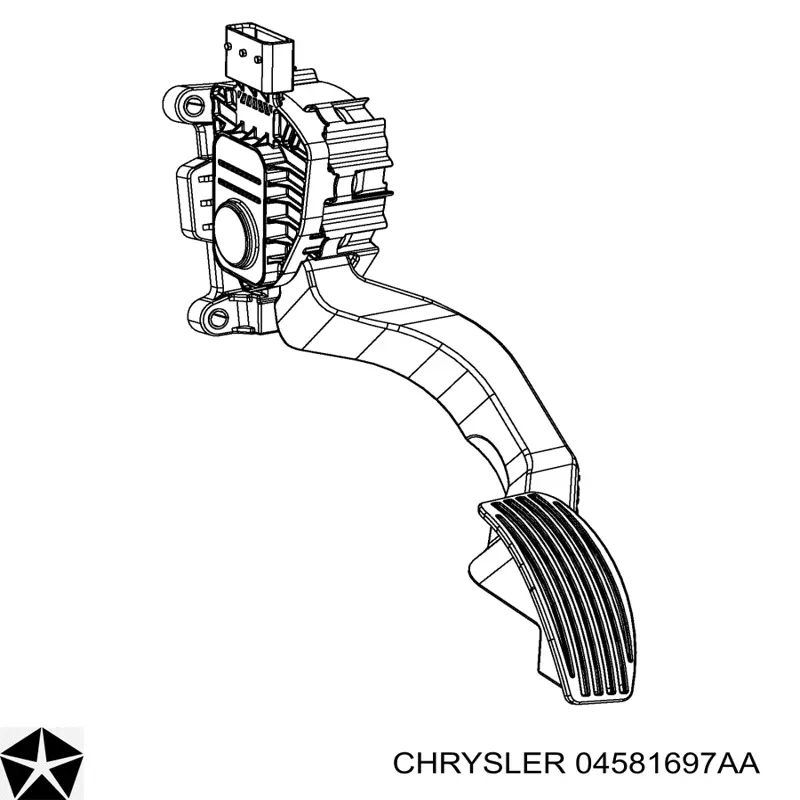 04581697AA Chrysler Педали газа