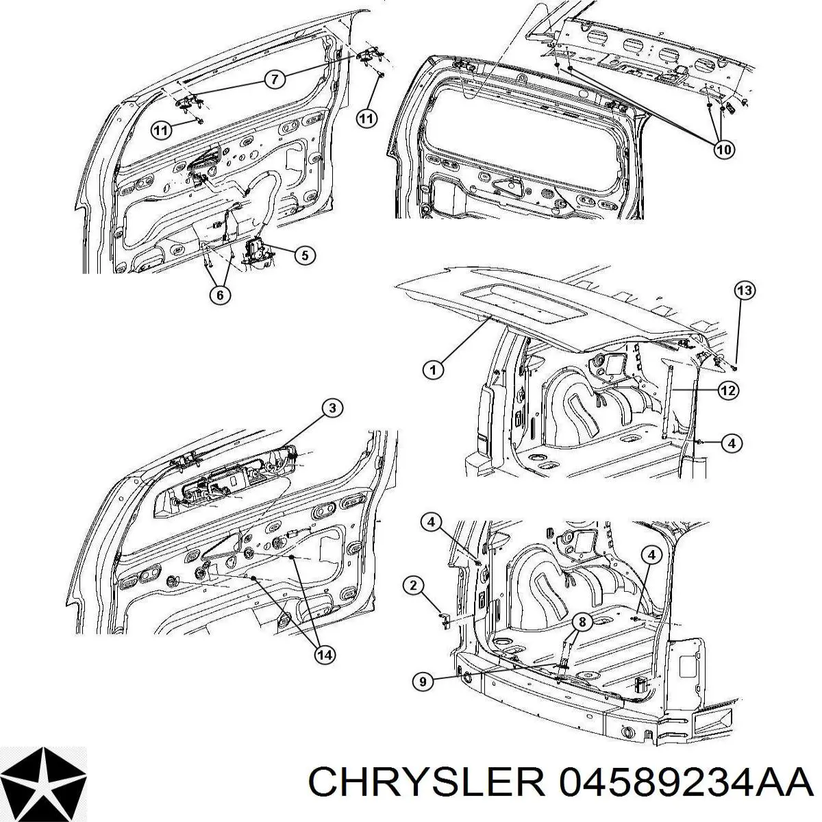 K04589234AA Fiat/Alfa/Lancia 