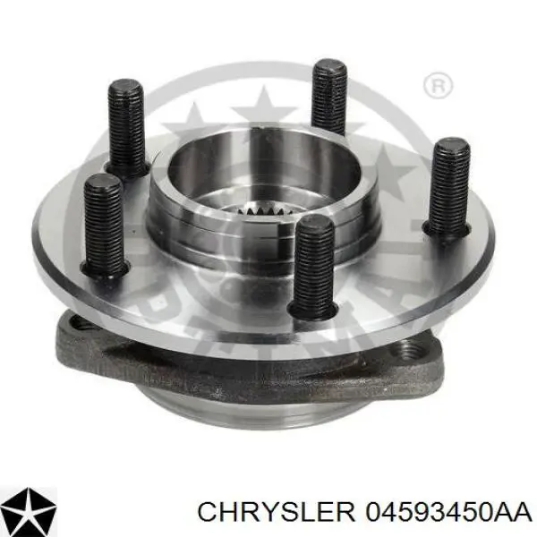 Ступицы передних колес Chrysler 04593450AA цена, от 66.68 USD