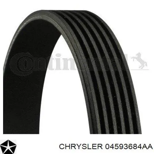 Купить 04593684AA Chrysler Ремень генератора
