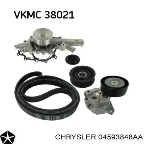 Паразитный ролик 04593848AA Chrysler