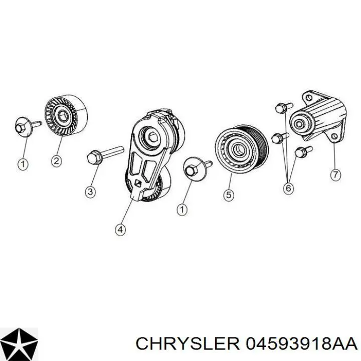  Chrysler 04593918AA цена, от 61.56 USD