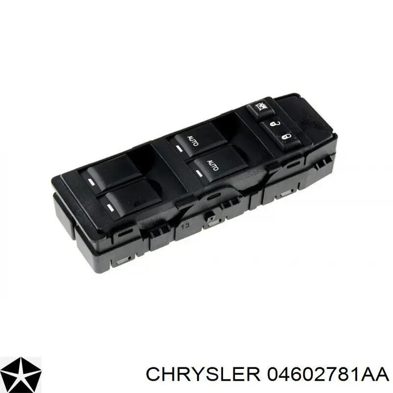 4602781AA Chrysler unidade de botões dianteira esquerda de controlo de elevador de vidro