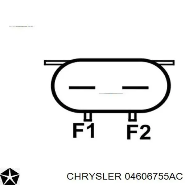 Генератор автомобиля Chrysler 4606755AA