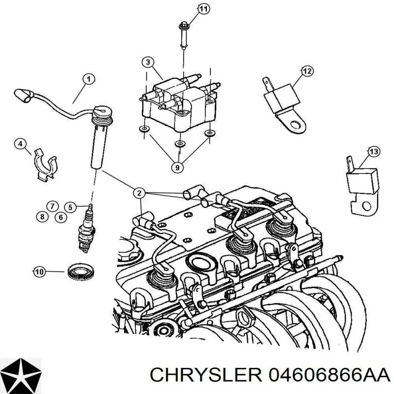 04606866AA Chrysler 