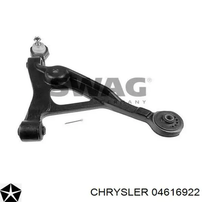 Правый рычаг передней нижней подвески Chrysler 04616922 цена, от 90.42 USD