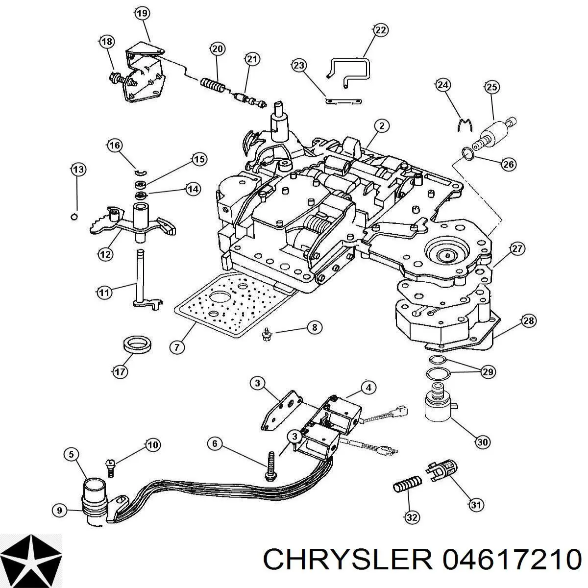 Соленоид переключения Chrysler 4617210