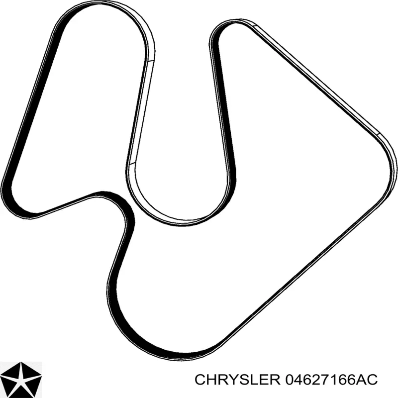 Купить 4627166AB Chrysler Ремень генератора