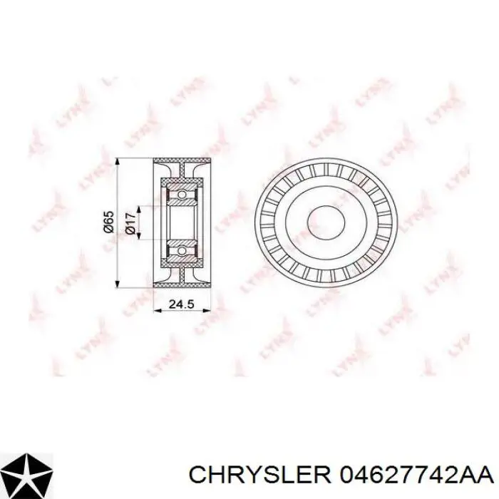 Купить 04627742AA Chrysler Натяжитель приводного ремня