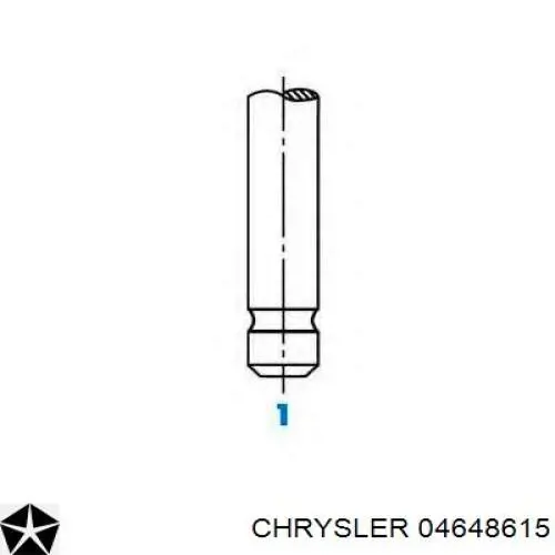 Válvula de admissão para Chrysler Neon 