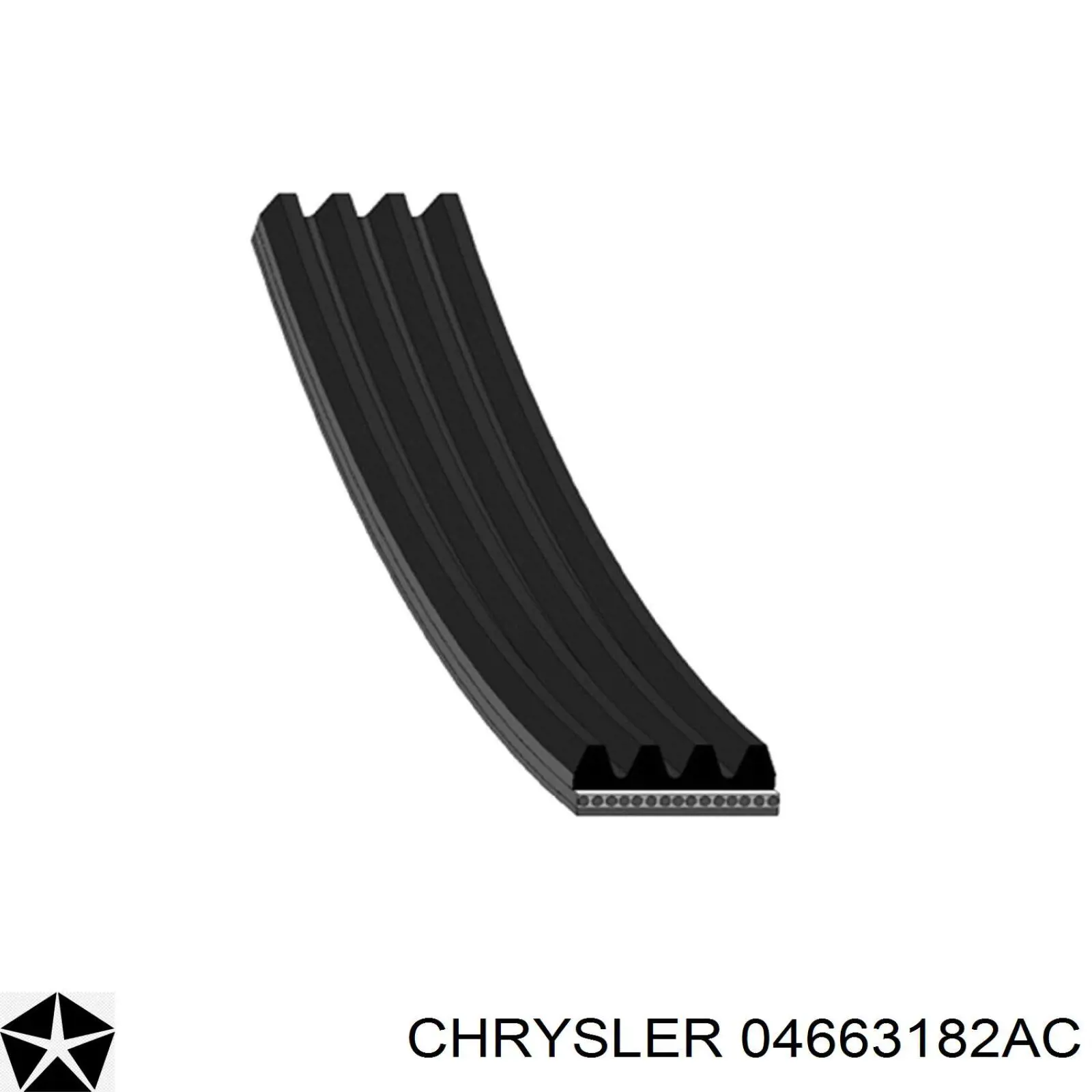Клиновый ремень Chrysler 04663182AC цена, от 5.05 USD