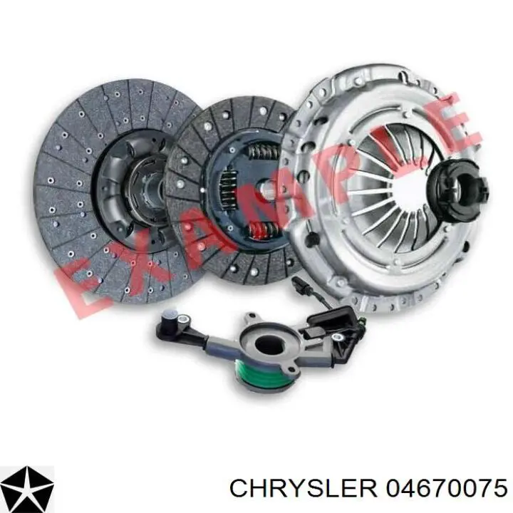 Комплект сцепления (3 части) Chrysler 04670075 цена, от 130.51 USD