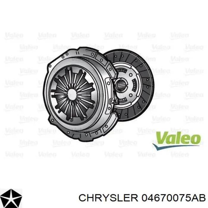 04670075AB CHRYSLER Embrague original y equivalente