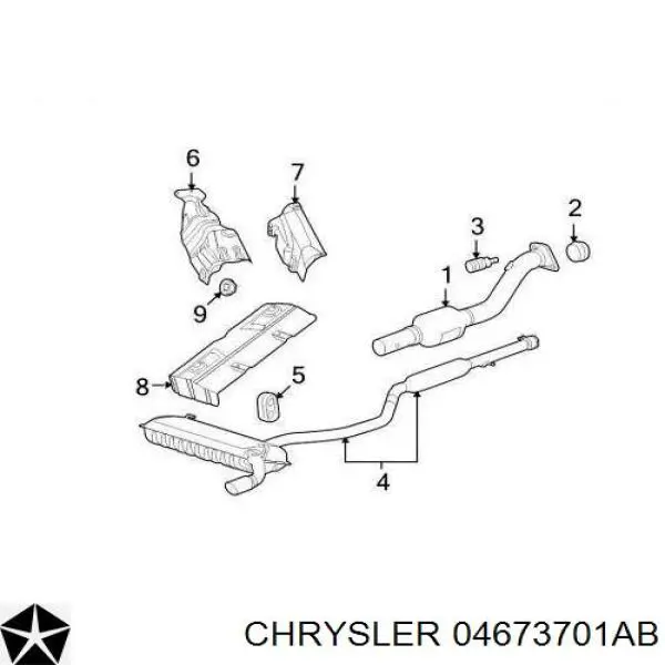  Chrysler 4673701AB цена, от 7.61 USD