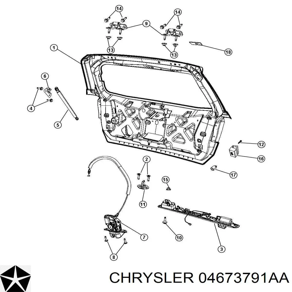  Chrysler 4673791AA цена, от 2.41 USD