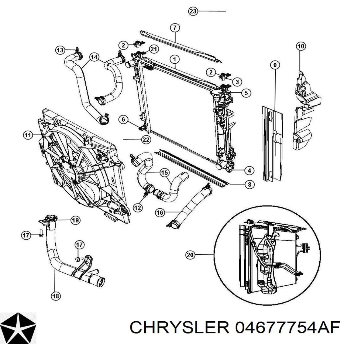  K04677754AF Fiat/Alfa/Lancia