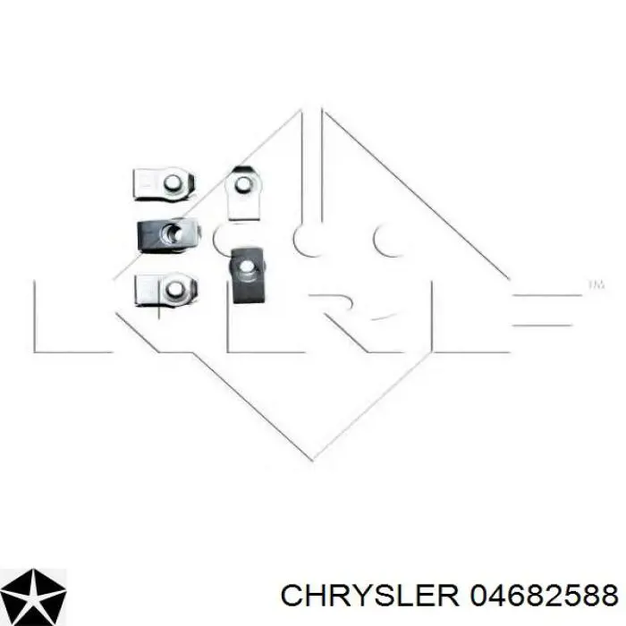 04682588 Chrysler радиатор