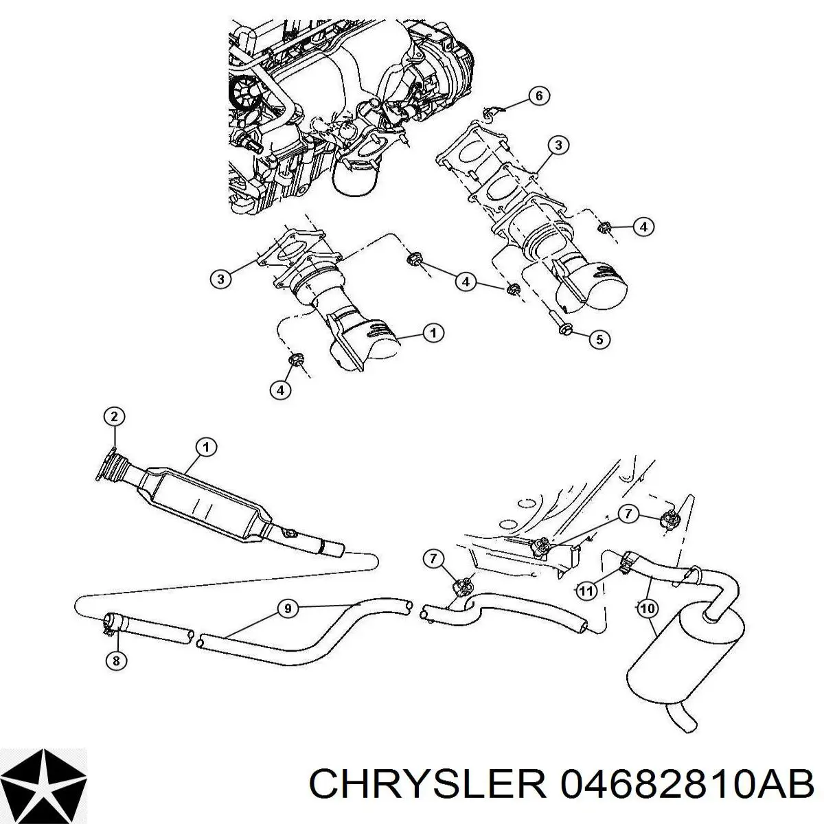 04682810AB Chrysler 