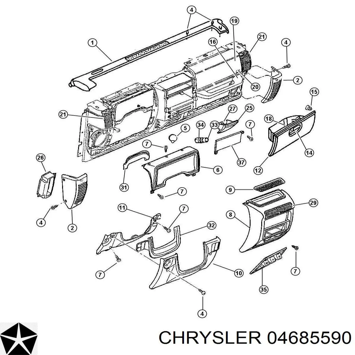 Купить 05026362AA Chrysler 