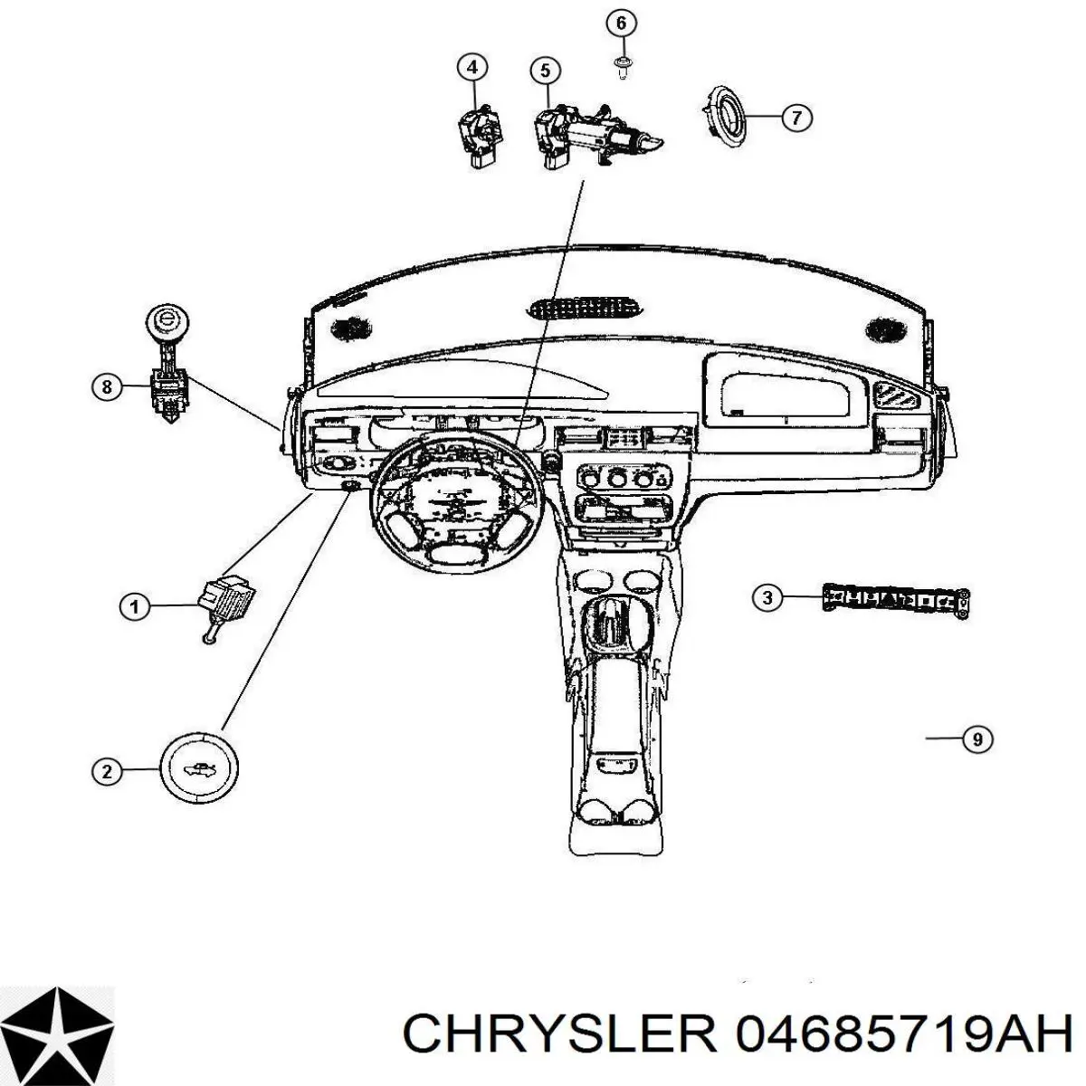  K04685719AG Fiat/Alfa/Lancia