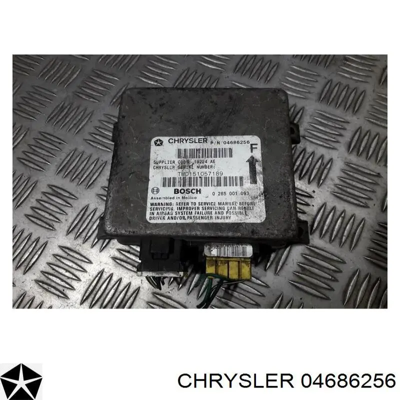 04686256 Chrysler модуль-процессор управления подушкой безопасности (эбу airbag)